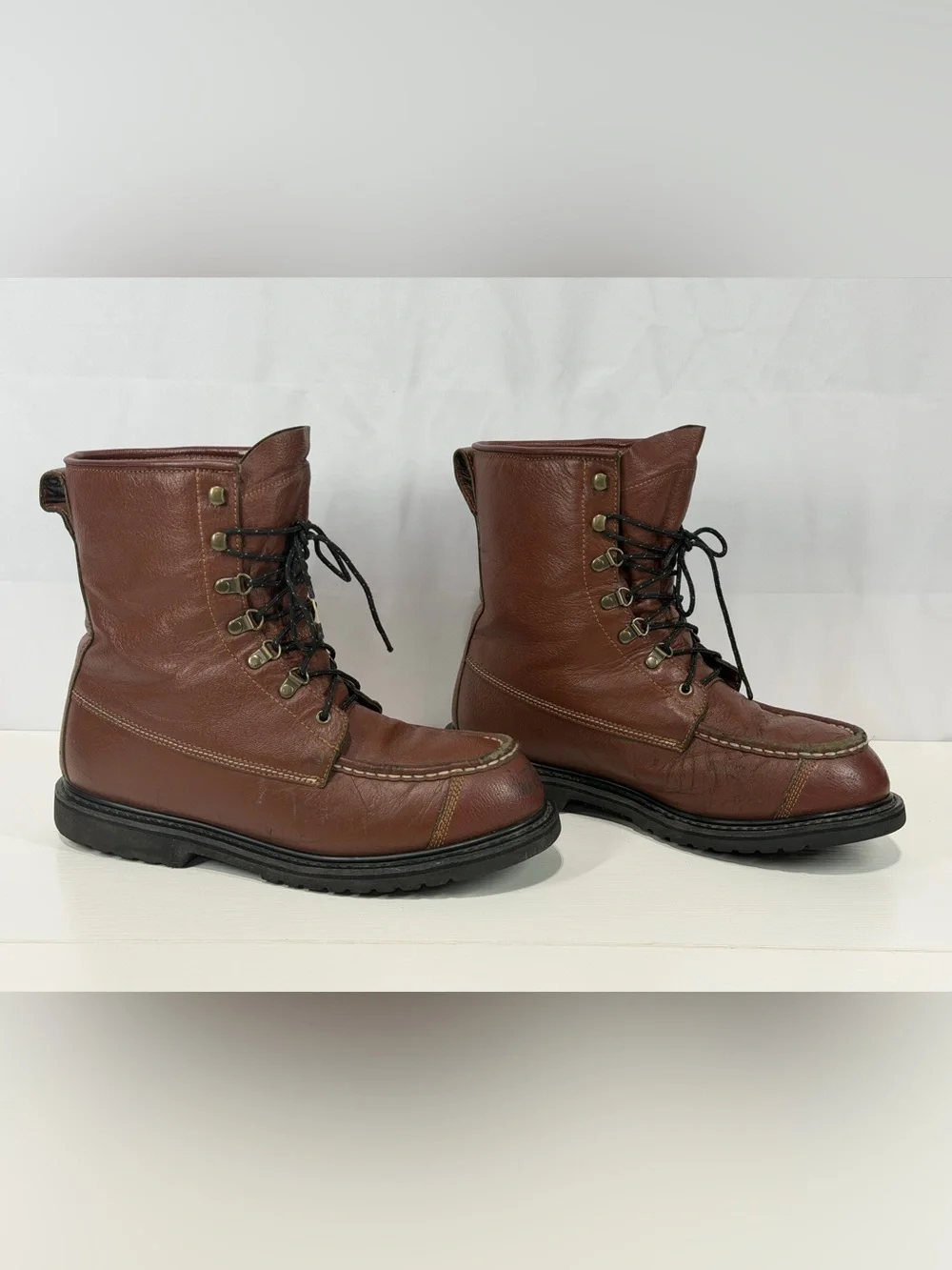 #271 Vintage Cabela's Mens Leather Gore Tex Thinsulate Hunting Boots Size D15